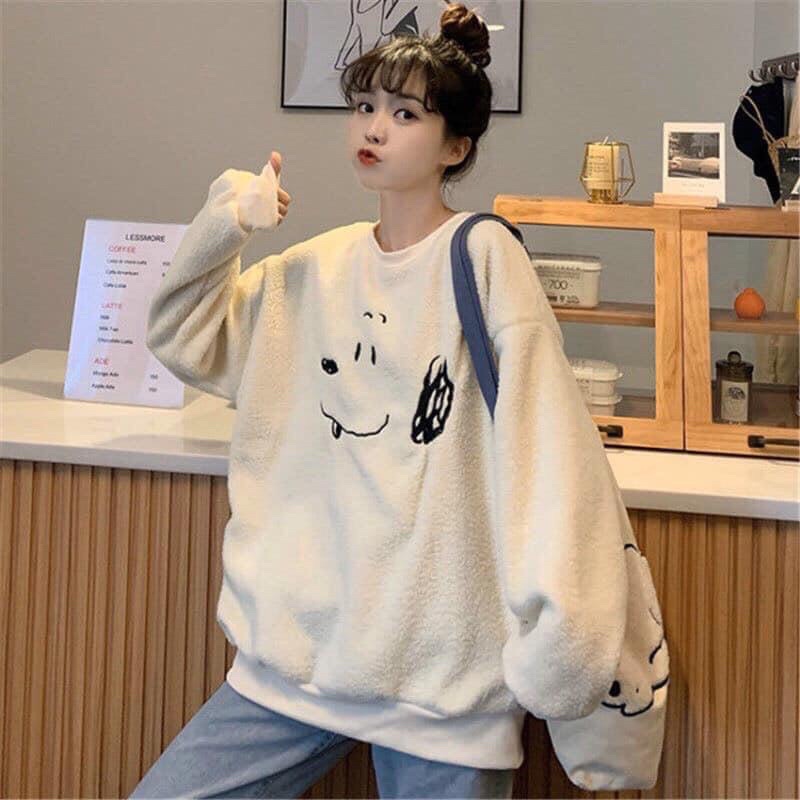 Áo Lông Sweater Mặt Cười Dễ Thương Siêu Hot