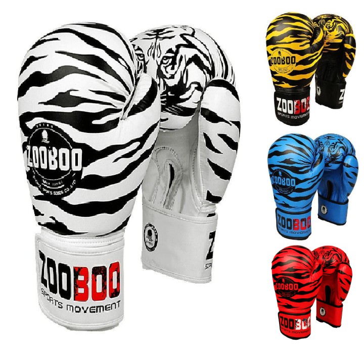 Găng tay boxing - găng tay boxing - găng tay boxing - găng tay boxing - găng tay boxing zooboo hổ vằn tặng bóng phản xạ