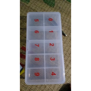 Hộp Đựng móng,đựng đá, đựng charm, 10 số siêu đẹp