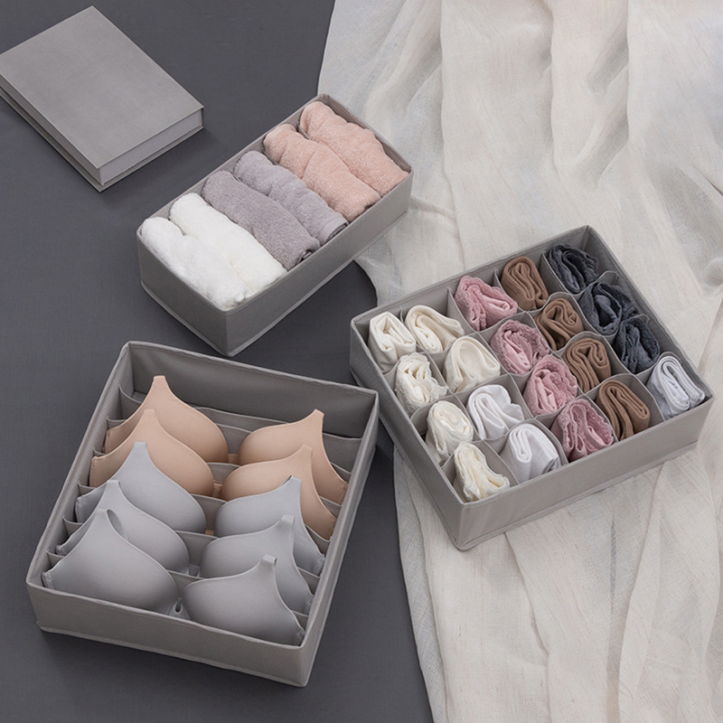 Set 3 túi vải đựng đồ lót / vớ đa năng tiện dụng