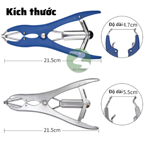 Set Kìm thiến đuôi heo bò dê vòng thiến heo DN44