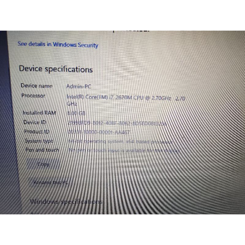 Laptop HP 8560p cũ, cpu Intel core I7, ram 8gb, SSD 120gb cực mượt