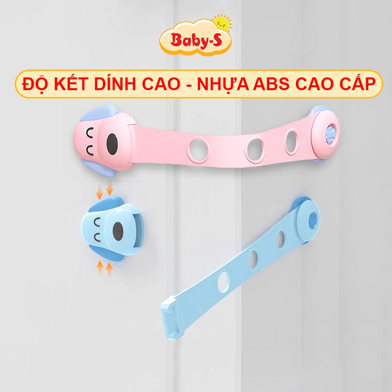 Khóa tủ lạnh cao cấp hình cún tiện lợi Baby-S, Khóa ngăn kéo giúp an toàn cho bé - SSS033