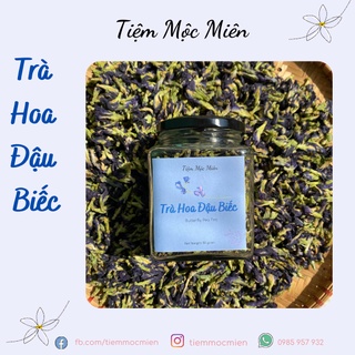 Hộp trà hoa đậu biếc 50g - Trà hoa Tiệm Mộc Miên