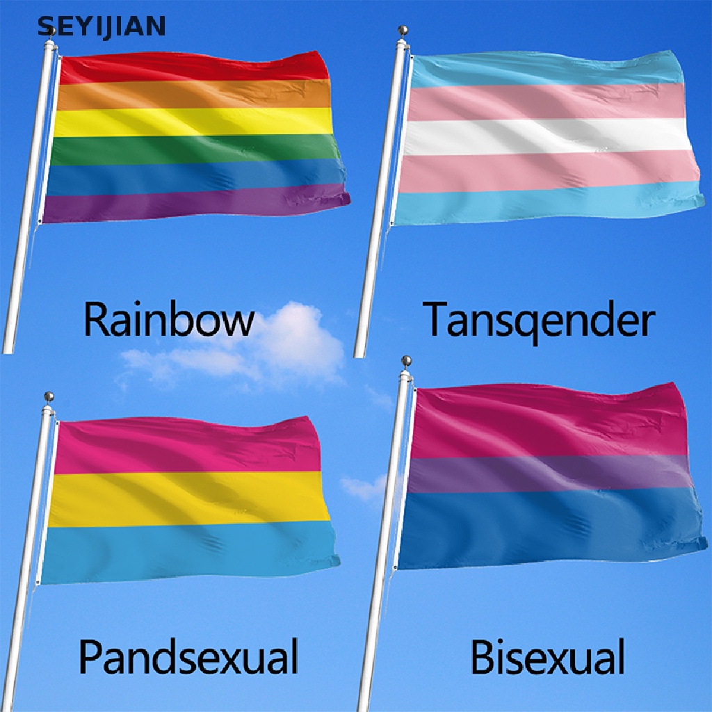 Lá Cờ Cầu Vồng LGBT Kích Thước 90x150cm