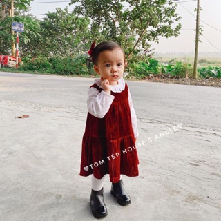 Set 3 chi tiết- somi kiểu- váy nhung- quần tất tu quá đẹp cho trời thu miền bắc