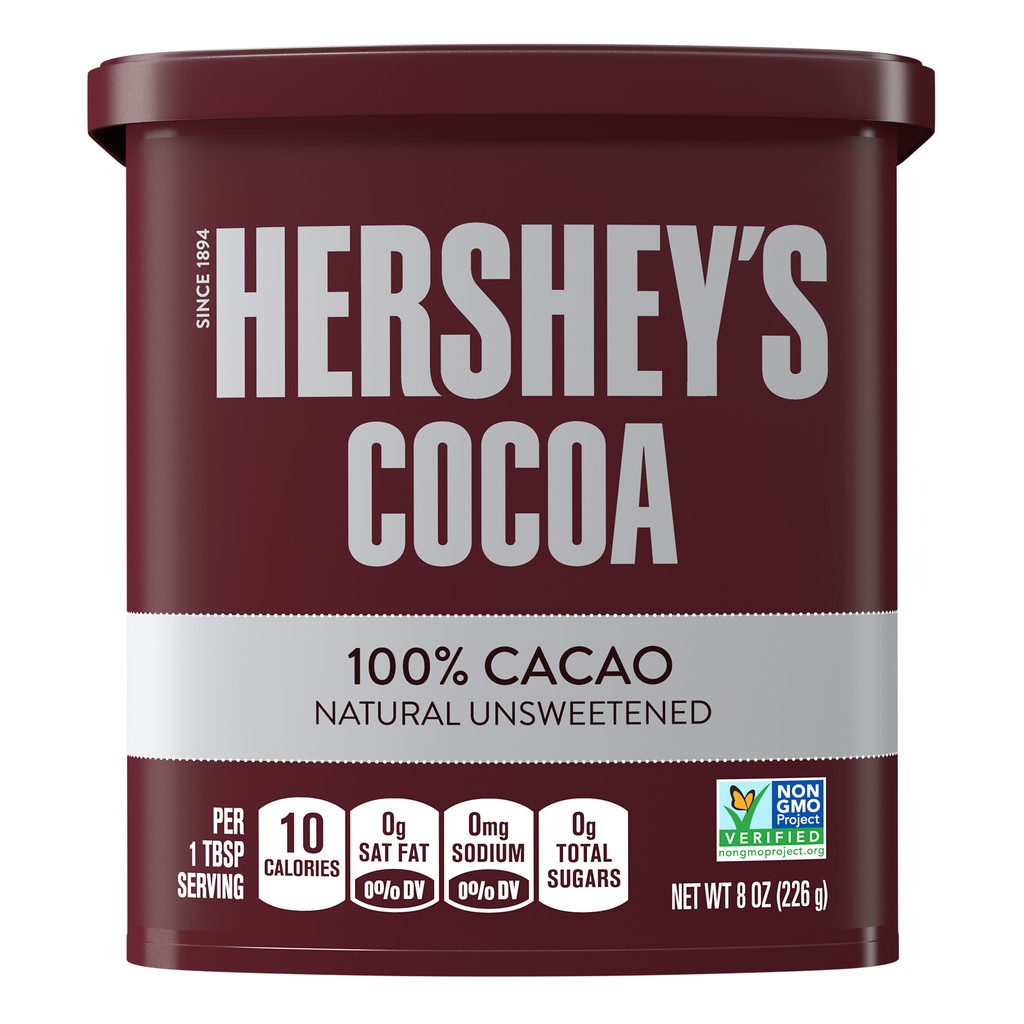 Bột Cacao Hershey's Cocoa Nguyên Chất Hộp 226g Hàng Mỹ