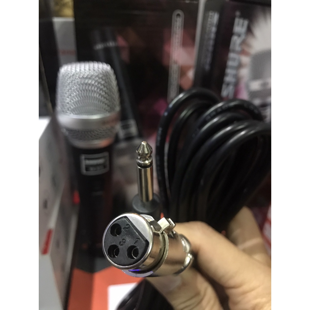 Micro Hát Karaoke có dây cao cấp Shure SH-919