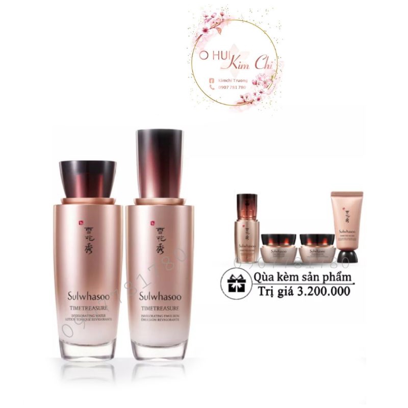 sét thông đỏ sulwhasoo trẻ hóa làn da dưỡng trắng da giải quyết các vấn đề về da sulwhasoo timetreasure