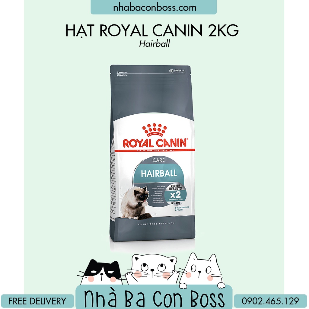 Hạt khô cho mèo - Royal Canin Hairball 2kg