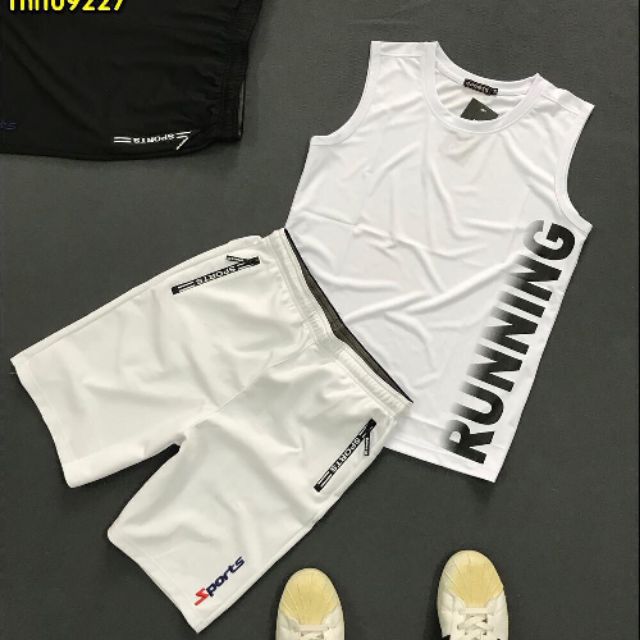 Bộ quần áo thể thao 3lỗ phu hợp di gym di bộ chạy bộ di du lịch di biển di da ngoại. V..v..v..