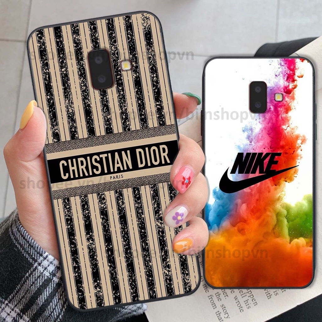 Ốp Samsung J6 2018 / J6 Plus / J6+ in hình thương hiệu nhiều màu sắc thể thao cá tính thời trang