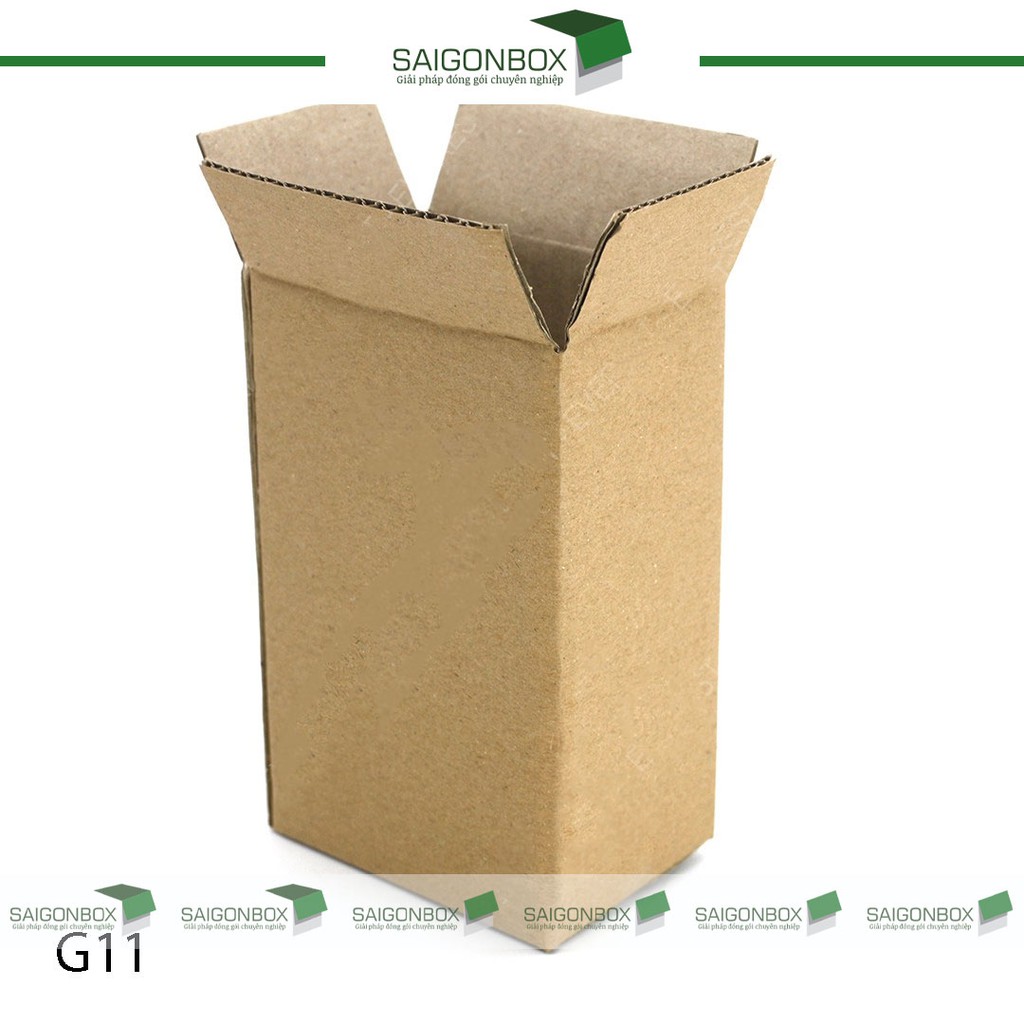 Combo 100 thùng hộp carton size 10x7x16 cm để đóng gói hàng hóa