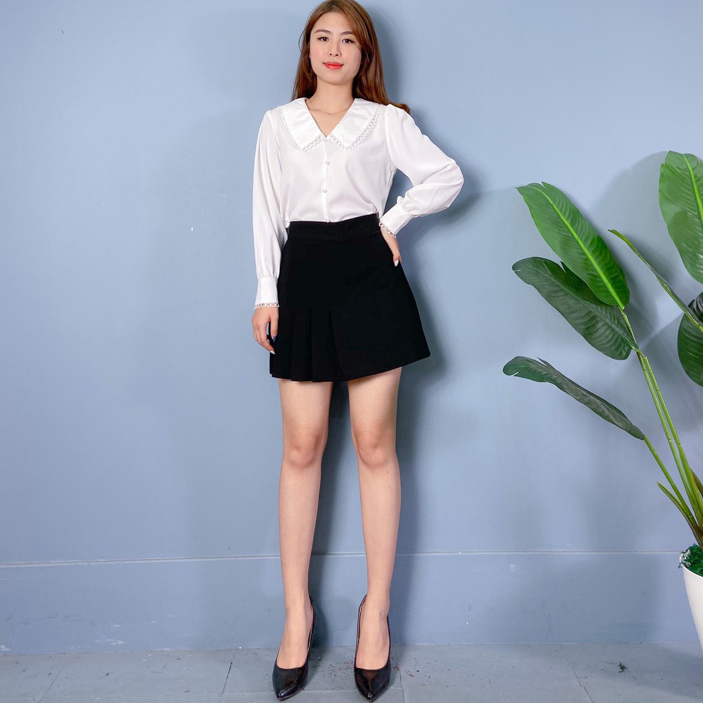 Chân Váy 4 Ly Chéo 048-NB/T1/K14 | BigBuy360 - bigbuy360.vn