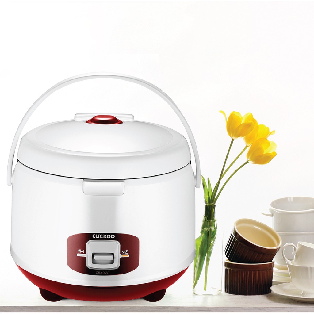 Nồi cơm điện Cuckoo CR-1056V/WHRDVN màu trắng đỏ dung tích 1.8L
