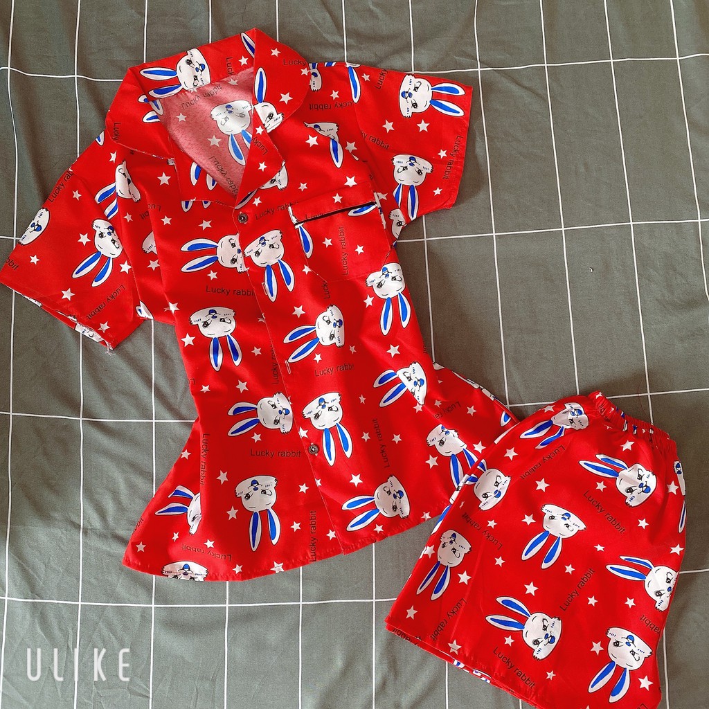 Đồ bộ ngủ đồ bộ mặc nhà quần cộc áo cộc đồ bộ pajama kate thái cực hot size 40-62kg + ảnh thật | BigBuy360 - bigbuy360.vn
