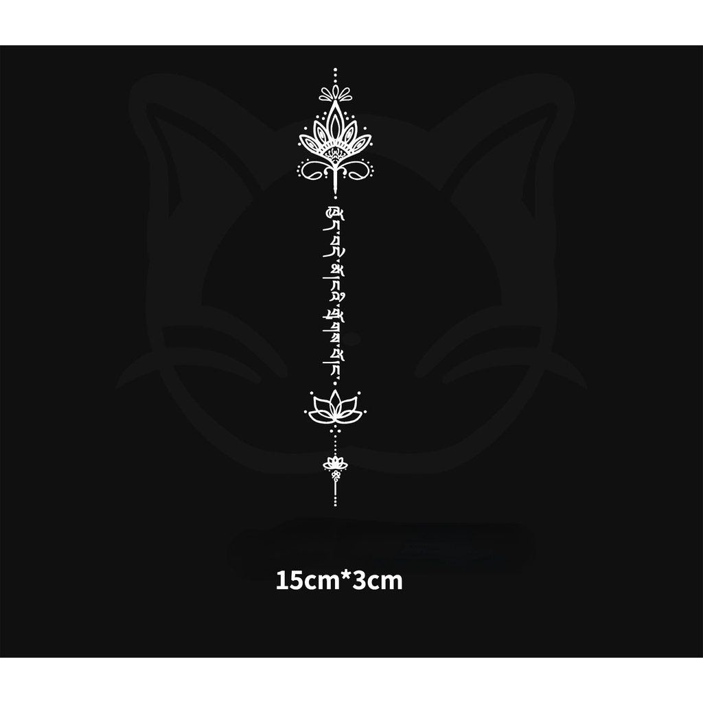 【SIYA Magic Tattoo】Hình Xăm Dán Tạm Thời 10-15 Ngày Chống Nước 15CM*3.5CM