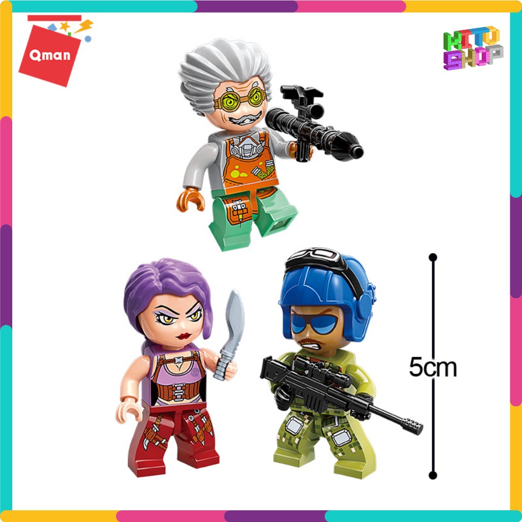 [Toyworld] Bộ Đồ Chơi Xếp Hình Thông Minh Lego Qman Máy Bay Trực Thăng Tấn Công 3211 Cho Trẻ Từ 6 Tuổi 352 Mảnh Ghép