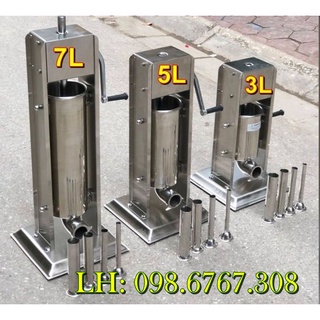 Máy quay xúc xích 3L, Máy đùn lạp sườn, lòng dồi, dồi sụn 3L