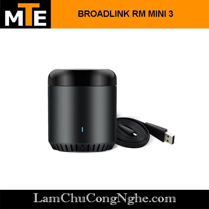 Bộ điều khiển hồng ngoại Broadlink RM Mini 3 điều khiển từ xa qua wifi - ứng dụng nhà thông minh ( BẢN NỘI ĐỊA )