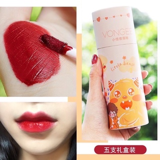 SET 5 CÂY SON KEM MUGELEEN CAO CẤP CỔ TRANG FULL HỘP