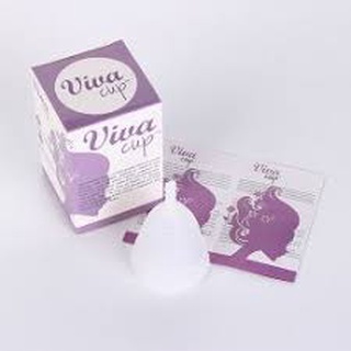 Cốc nguyệt san Vivacup, màu hồng, size L