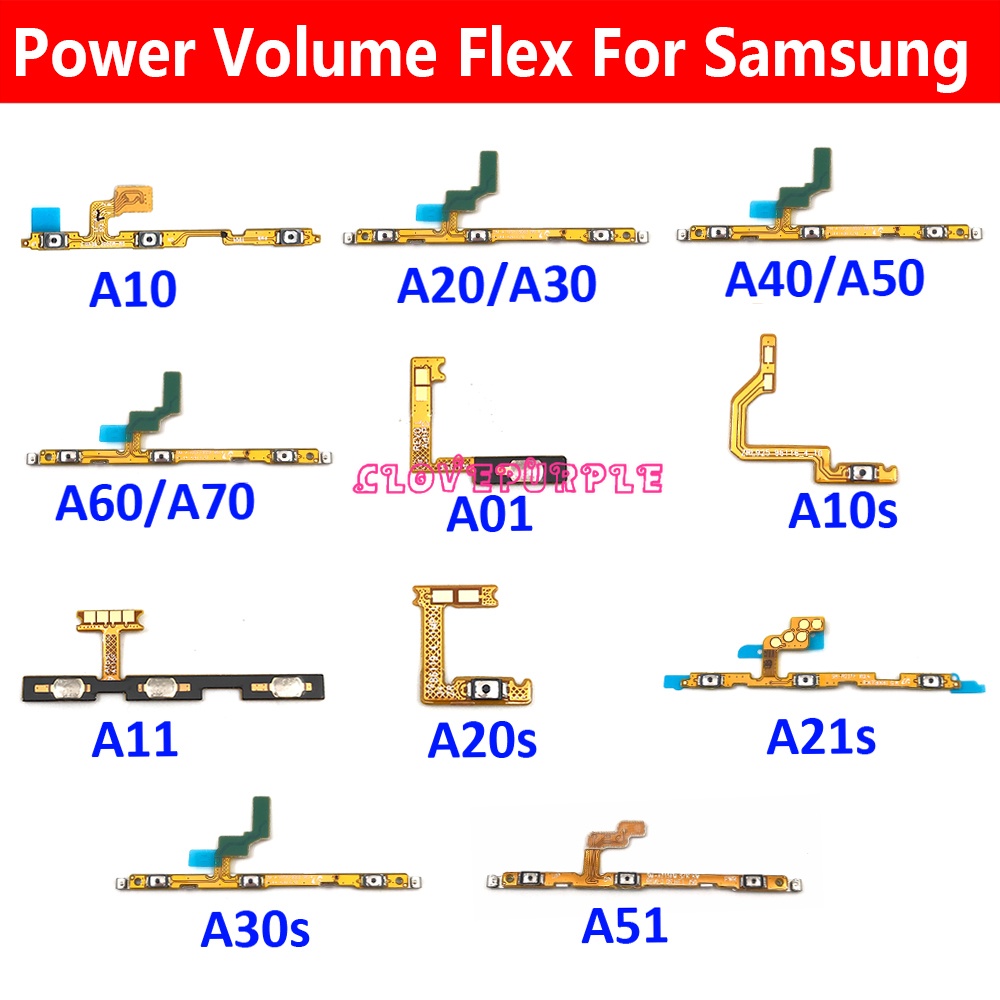 Ốp điện thoại nút bấm âm lượng cho Samsung A10 A20 A30 A50 A70 A01 A11 A10s A21s A20s A21s A30s A51 A21 A31 A50s A70s