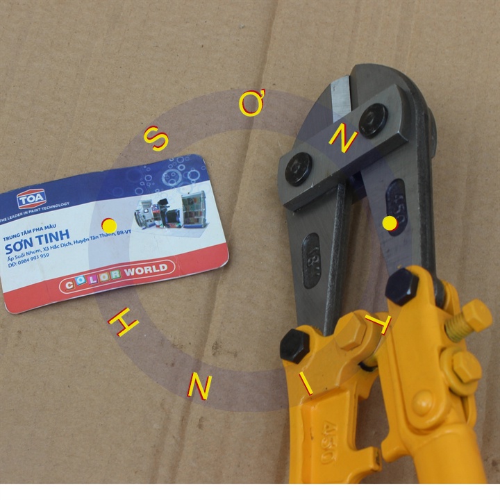 TOLSEN Kềm Kìm Cộng Lực Kéo Cắt Sắt 18inch 45cm Bolt Cutter 10243