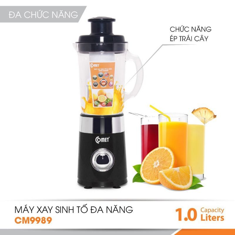 [Mã ELHA22 giảm 6% đơn 300K] Máy xay sinh tố Comet - CM9989