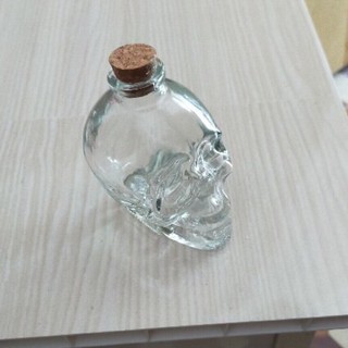 BÌNH THỦY TINH ĐẦU LÂU NÚT GỖ 100ML