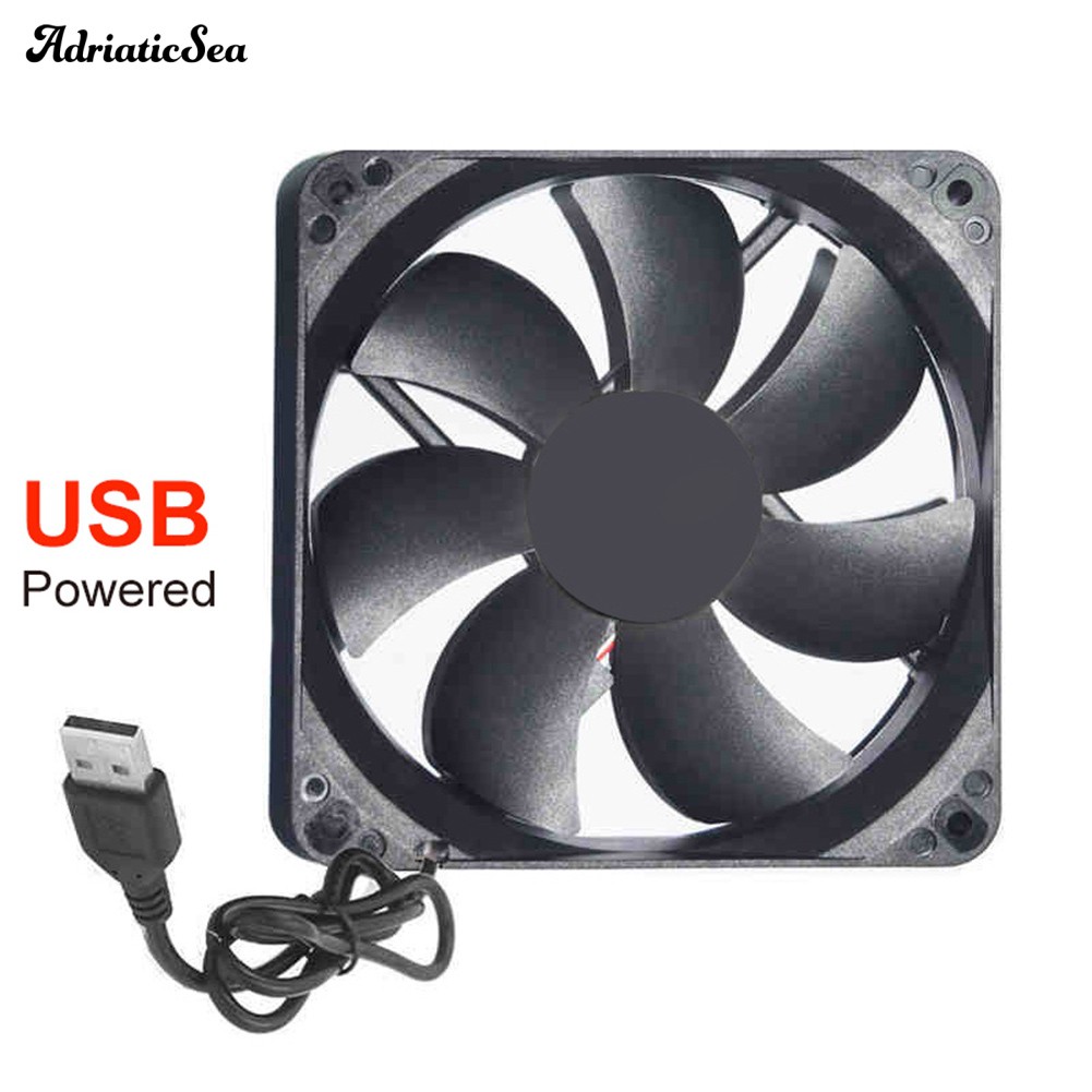 Quạt tản nhiệt kết nối USB 12cm 1200RPM 5V cho PC