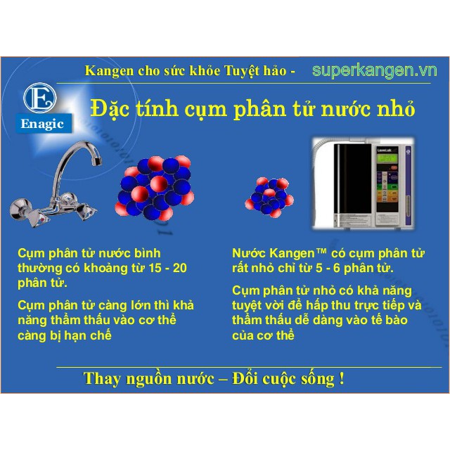 Máy kangen Leveluk SD501 50tr, Leveluk K8 65tr, Made in Japan