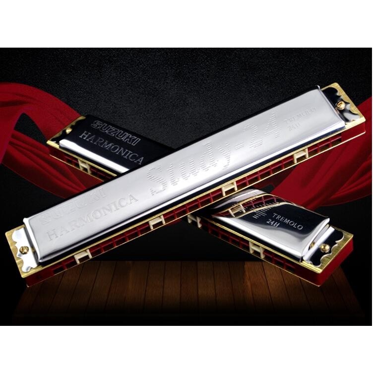 [Có Clip Thổi] Kèn Harmonica Suzuki Study-24 Tremolo – Chính Hãng