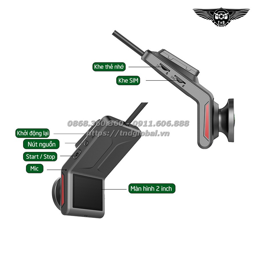 Camera Hành Trình Online TND K18S – Có 4G, Wifi Hotspot | BigBuy360 - bigbuy360.vn