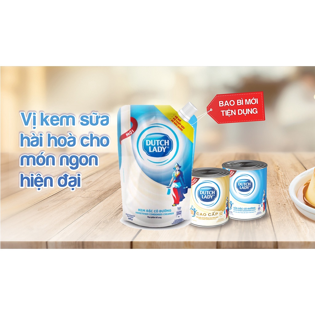 TÚI 545GR SỮA/KEM ĐẶC CÓ ĐƯỜNG DUTCH LADY  CAO CẤP