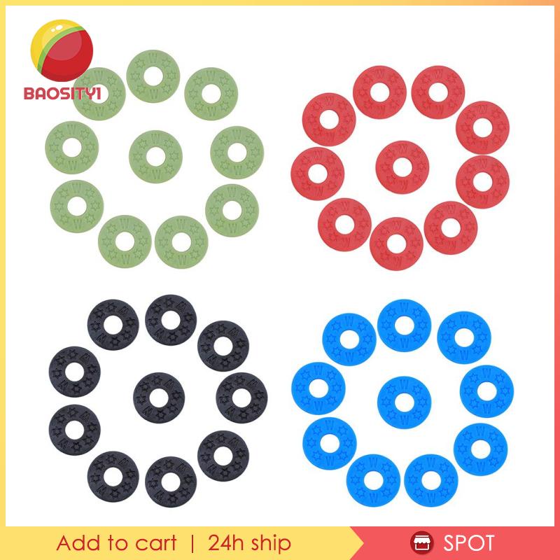 Set 1 / 10 Khối Khóa Dây Cao Su Chuyên Dụng Cho Đàn Guitar Điện / Acoustic