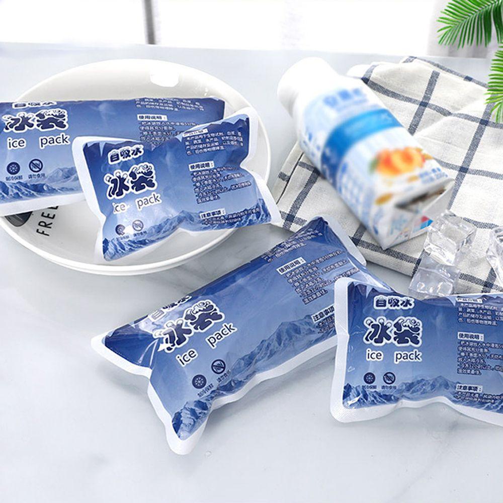 WATTLE Bộ 10 Túi Làm Đá Giữ Thức Ăn Tươi Ngon Hấp Thụ Nước Tự Động