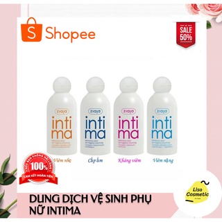 Dung dịch vệ sinh phụ nữ, dung dịch vệ sinh intima ziaja balan 200ml_500ml hết khô giảm ngứa