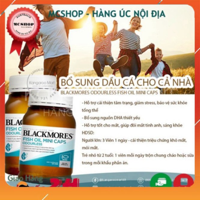 GIÁ KỊCH SÀN [chính Hãng] Dầu cá Fish Oil blackmores 1500 oudrsless GIÁ KỊCH SÀN