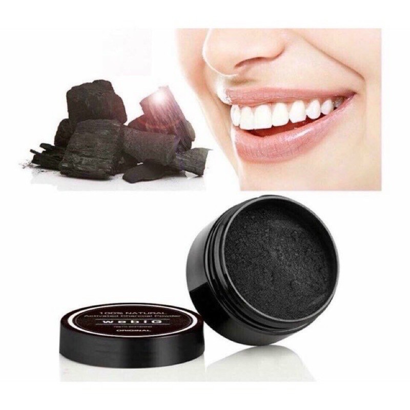 LOẠI XỊN- BỘT TRẮNG RĂNG THAN TRE HOẠT TÍNH 100% NATURAL TEETH WHITENING