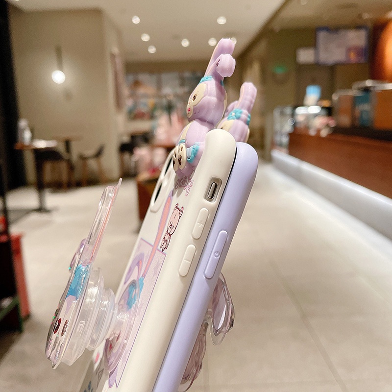 Ốp Điện Thoại Kim Tuyến Nước Có Giá Đỡ Cho Vivo Y12S Y17 Y15 2020 V21 V20 Pro Y21S Y20 S Y02S Y33S Y22S V23e V25