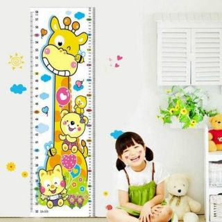 Decan dán tường thước đo chiều cao cho bé