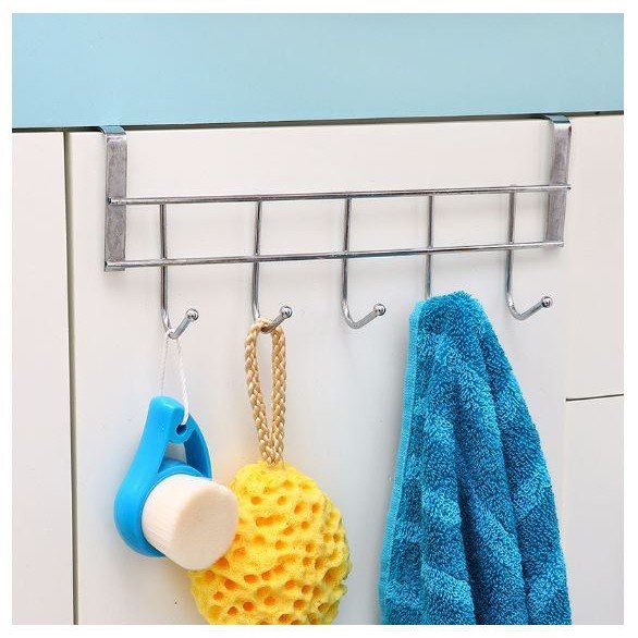 Giá Treo Đồ , Móc Inox Treo Đồ Gắn Sau Tủ Cánh Cửa Nhà Tắm Phòng Bếp Dán Tường 1432 Shop Giao Hàng Nhanh 88