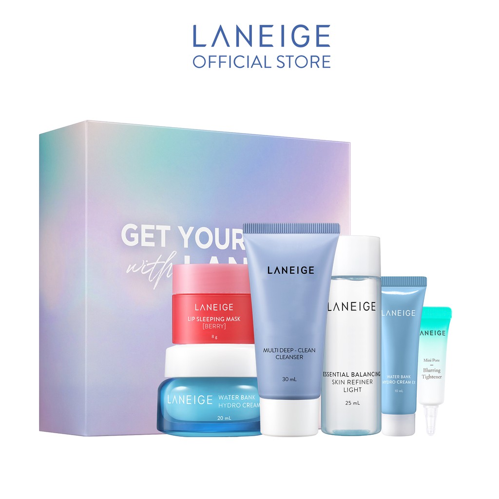[Mã FMCGMALL giảm 8% đơn 250K] Bộ cân bằng, dưỡng ẩm & thanh lọc cho da LANEIGE Set Kit | BigBuy360 - bigbuy360.vn