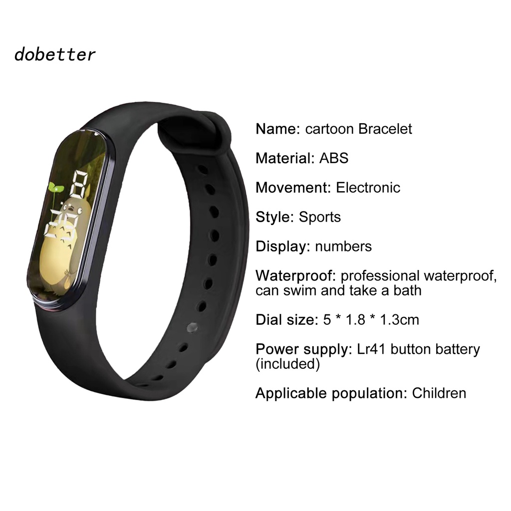 Đồng Hồ Đeo Tay Kỹ Thuật Số Màn Hình Cảm Ứng Chống Nước Dành Cho Học Sinh