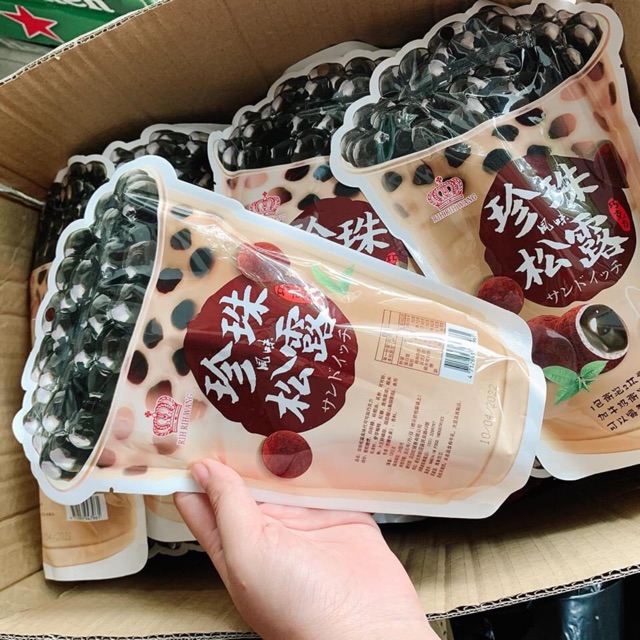 Kẹo Trà Sữa Trân Châu Đường Đen gói 120g