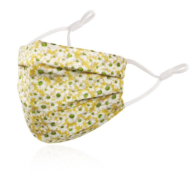 Khẩu Trang Cotton Chống Bụi In Họa Tiết Hoa Phong Cách Mới