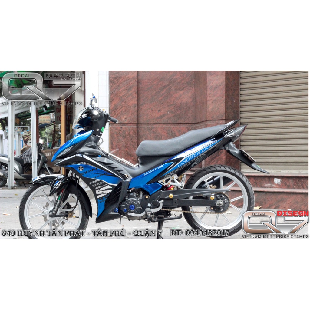 TEM RỜI EXCITER 2011 XANH ĐEN