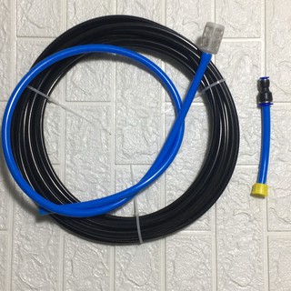 Phụ kiện 5m ống 8mm + 2 mét ống nguồn 10mm cho máy bơm mini 12v.