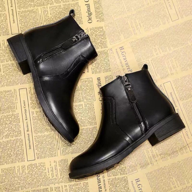 Bốt kéo khoá sườn